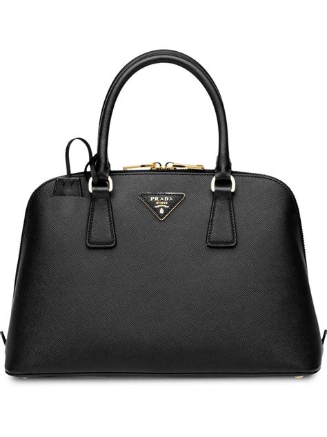 prada handle promenade large saffiano leather black|prada saffiano bag On Sale .